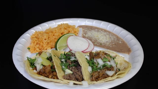 3 Tacos Plate.