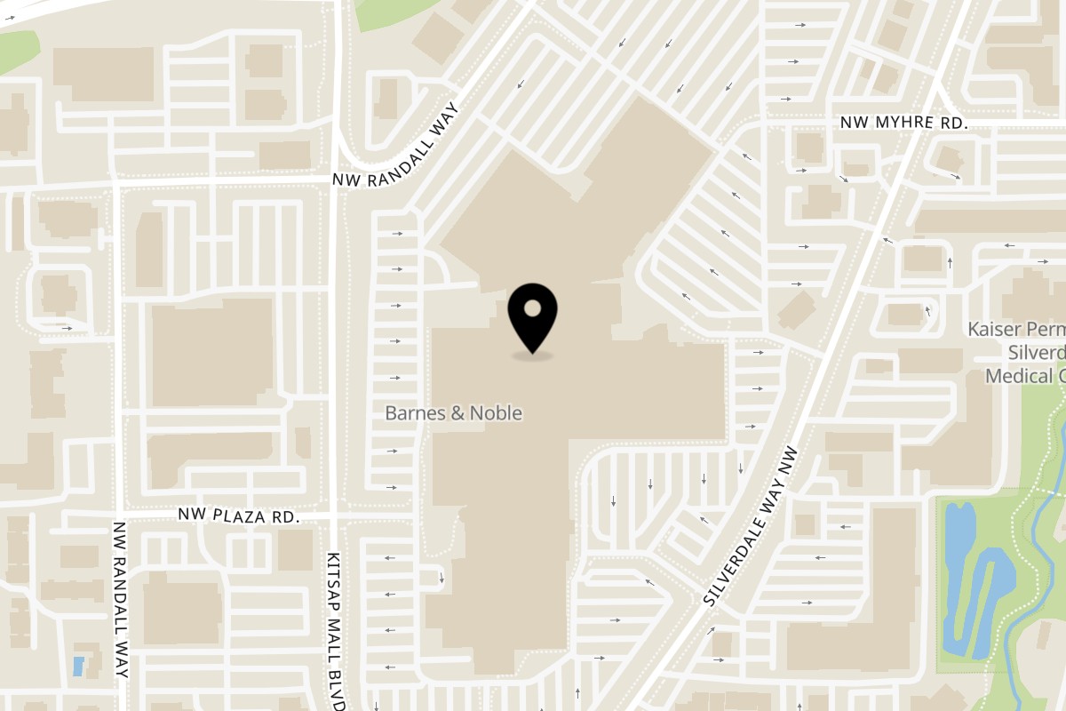 Map showing the location of Taquiza Taco Shop on 10315 Silverdale Way NW B#15 in Silverdale